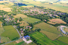 Aerial view of From the northwest in the district Osterende in Tating in the state Schleswig Holstein, Germany