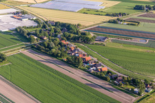 Aerial photograpy of District Schülperweide in Schülp in the state Schleswig Holstein, Germany