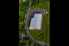 Buildings and production halls on the site of the mechanical engineering company von ROCKINGER in Waltershausen in the state Thuringia, Germany