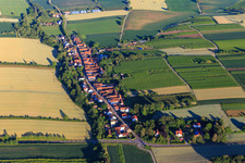 From the east in Vollmersweiler in the state Rhineland-Palatinate, Germany