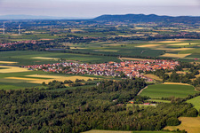 Village view in Steinweiler in the state Rhineland-Palatinate, Germany