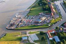 Port Tönning in Tönning in the state Schleswig Holstein, Germany