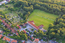 Uffe Skolen and Ejdersted Daginstitution dansk - Danish school and kindergarten in Tönning in the state Schleswig Holstein, Germany