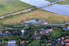 Aerial photograpy of Multimar Wattforum in Tönning in the state Schleswig Holstein, Germany