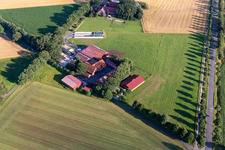 Lanfer's Melkschöppken in the district Tungerloh-Pröbsting in Gescher in the state North Rhine-Westphalia, Germany out of the air
