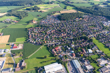 View of the town from the east in the district Velen-Dorf in Velen in the state North Rhine-Westphalia, Germany