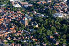 Church building in the village of in Vreden in the state North Rhine-Westphalia, Germany