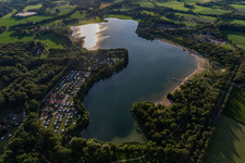 Riparian areas on the lake area of " Het Hilgelo " in Winterswijk in Gelderland, Netherlands