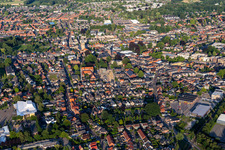 Bird's eye view of Winterswijk in the state Gelderland, Netherlands