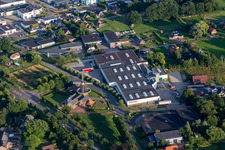 Historic windmill near Wiggers Lijstsprofielen BV in Winterswijk in Gelderland, Netherlands
