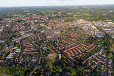 Winterswijk in the state Gelderland, Netherlands viewn from the air