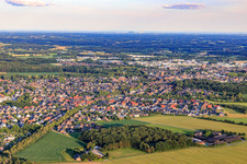 From the west in Rhede in the state North Rhine-Westphalia, Germany