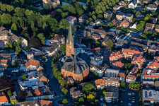 Church building of the cathedral St. Gudula Kirche in the old town in Rhede in the state North Rhine-Westphalia, Germany