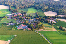 From the northeast in the district Holtwick in Haltern am See in the state North Rhine-Westphalia, Germany