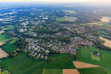 View of the town from the east in the district Barkenberg in Dorsten in the state North Rhine-Westphalia, Germany