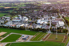 Industrial area Industriestr in Heiden in the state North Rhine-Westphalia, Germany