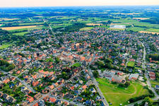 Velener Straße in Heiden in the state North Rhine-Westphalia, Germany