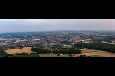 City area with outside districts and inner city area in Gescher in the state North Rhine-Westphalia, Germany