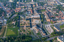Aerial photograpy of LAGA, rock'n'pop museum in Gronau in the state North Rhine-Westphalia, Germany