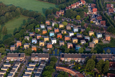 Aerial view of Enschede in the state Overijssel, Netherlands