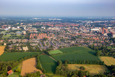 Aerial photograpy of Enschede in the state Overijssel, Netherlands