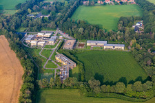 Aerial view of Panovenweg Prison in Rekken in the state Gelderland, Netherlands