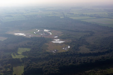 Eibergen in the state Gelderland, Netherlands out of the air