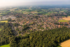 From the north in the district Oeding in Südlohn in the state North Rhine-Westphalia, Germany