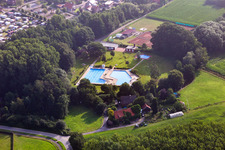 Outdoor pool in Velen in the state North Rhine-Westphalia, Germany
