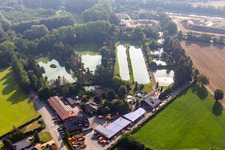 Fishing paradise Hochmoor in the district Tungerloh-Pröbsting in Gescher in the state North Rhine-Westphalia, Germany