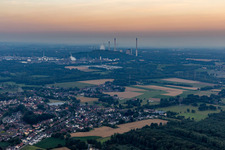 Ruhr Oel GmbH, Halde Oberscholven wind farm, Uniper power plants in the district Scholven in Gelsenkirchen in the state North Rhine-Westphalia, Germany