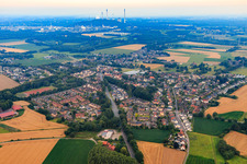 City view from the northeast in the district Polsum in Marl in the state North Rhine-Westphalia, Germany