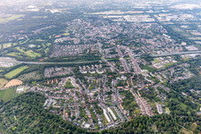 From the north in the district Erle in Gelsenkirchen in the state North Rhine-Westphalia, Germany