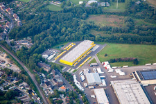 Industrial estate and company settlement along the Ruhrau in Essen in the state North Rhine-Westphalia, Germany