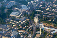 New construction site of the school building on Kastanienallee in Velbert in the state North Rhine-Westphalia, Germany