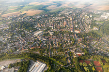 From the northeast in Wülfrath in the state North Rhine-Westphalia, Germany