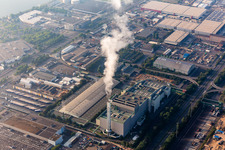 Waste disposal and recycling company Köln mbH in the district Niehl in Köln in the state North Rhine-Westphalia, Germany