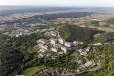 Oblique view of Campus building of the university in Tuebingen in the state Baden-Wuerttemberg, Germany