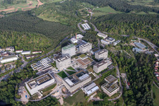 General overview of the campus buildings of the university in Tuebingen in the state Baden-Wuerttemberg, Germany