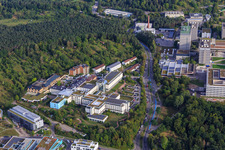 Oblique view of BG Accident Clinic Tübingen in Tübingen in the state Baden-Wuerttemberg, Germany