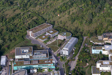 Oblique view of University Hospital Tübingen in Tübingen in the state Baden-Wuerttemberg, Germany