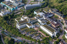 Drone recording of BG Accident Clinic Tübingen in Tübingen in the state Baden-Wuerttemberg, Germany