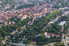 Schloßberg, Hohentübingen Castle, Old Town in the district Weststadt in Tübingen in the state Baden-Wuerttemberg, Germany