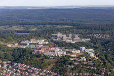 Campus buildings of CureVac,. Immatics, Max-Planck-Institut fuer Entwicklungsbiologie in Tuebingen in the state Baden-Wuerttemberg, Germany
