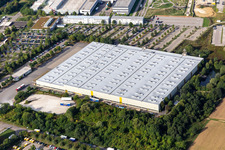Daimler Logistics Center in the district Jettenburg in Kusterdingen in the state Baden-Wuerttemberg, Germany