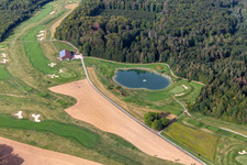 Golf Club Schloss Kressbach in the district Kreßbach in Tübingen in the state Baden-Wuerttemberg, Germany seen from above