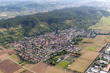Town View of the streets and houses of the residential areas in Hirschau in the state Baden-Wuerttemberg, Germany