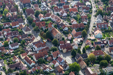 Church building " St. Aegidius " in Hirschau in the state Baden-Wuerttemberg, Germany
