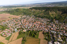 From the southeast in the district Hirschau in Tübingen in the state Baden-Wuerttemberg, Germany