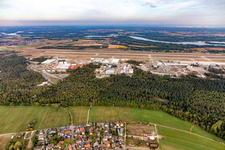 Aerial photograpy of Baden Airpark in the district Söllingen in Rheinmünster in the state Baden-Wuerttemberg, Germany